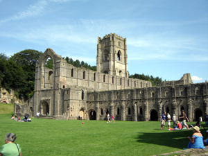 Photo of Fountains Abbey near Ripon North Yorkshire